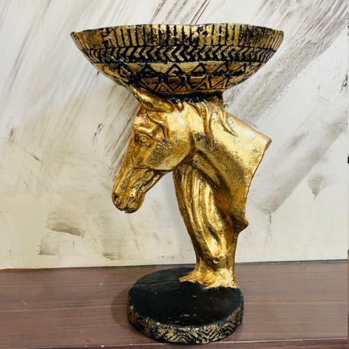 Majestic Horse Artisan Bowl – 10” Tall, 5” Wide