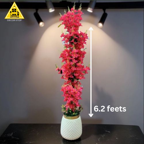 🌸Royal Crimson Tower™ Vase Arrangement (7 feets)
